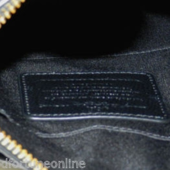 NWT Coach Black Leather Swingpack Crossbody North - Picture 4 of 6